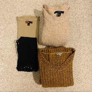 Four pieces bundle: Forever 21 and Charlotte Russe